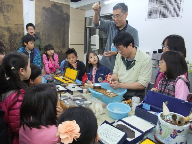 (2013/03/02)毛筆製作示範