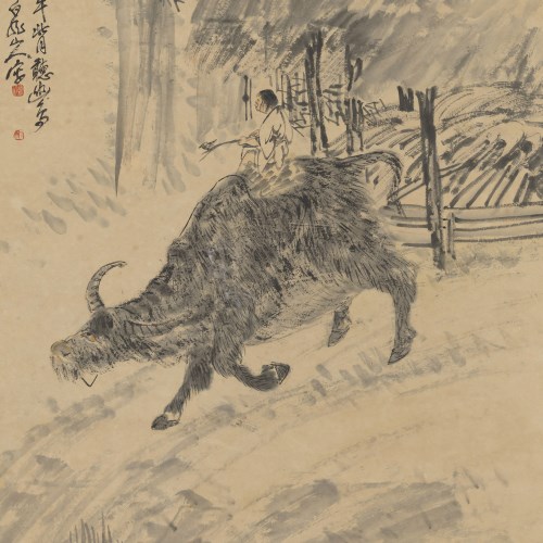 Riding an Ox