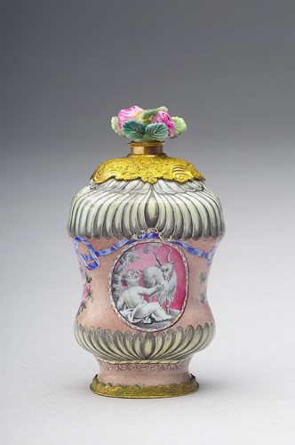 Enameled Copper Scent Bottle｜Europe 18th Century