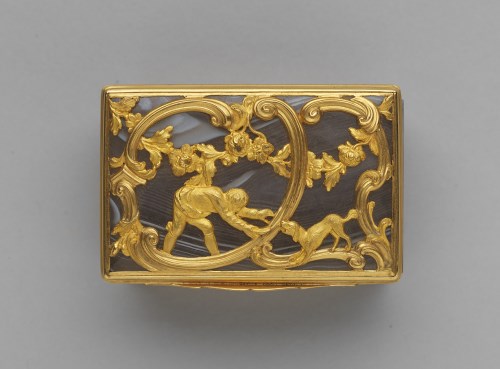 Chased Gold Musical Snuffbox｜Europe 18th Century