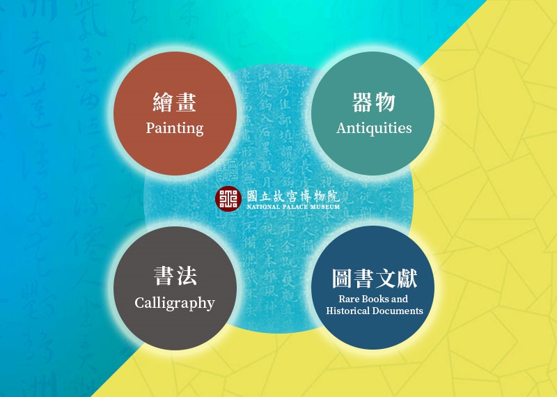 Exhibition-related promotional materials for the National Palace Museum in 2022