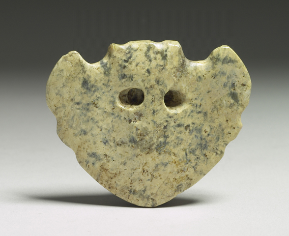 Jade Pei Pendant with a toothed beast mask pattern