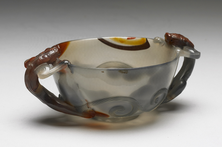 Agate Cup with double handles