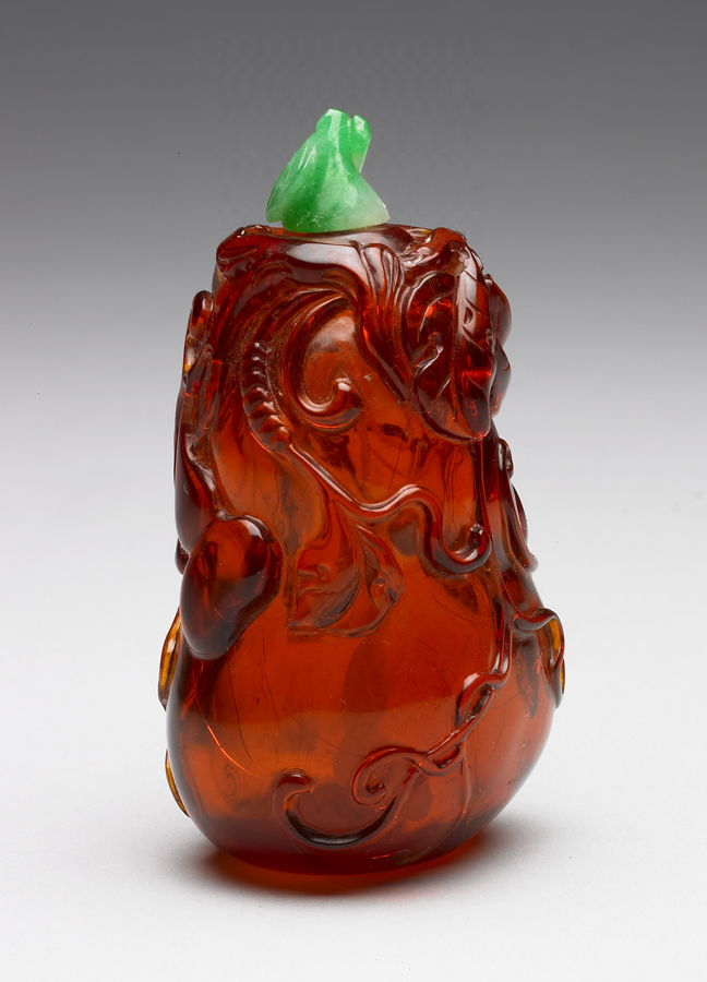 Amber Snuff Bottle