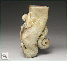 Jade Horn-shaped Cup (New window)