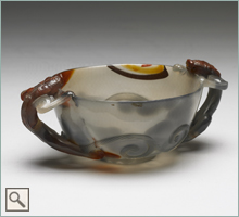 Agate Cup with double handles (New window)