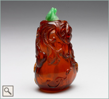 Amber Snuff Bottle (New window)