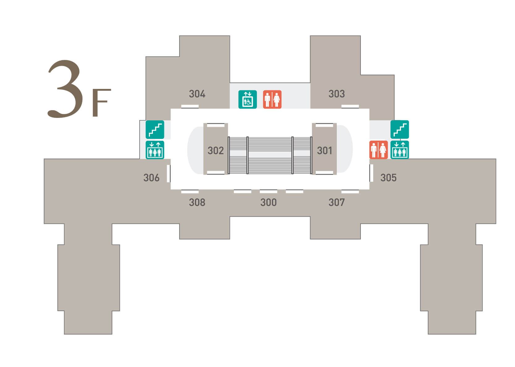 Exhibition Area I (Main Building) 3F